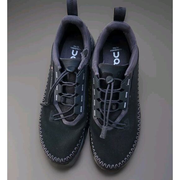 WoMen’s On Running Cloudaway 2 Black Cloud Shoes Size 9.5WOMENS/ 7.5MENS *FLAWED main image 8